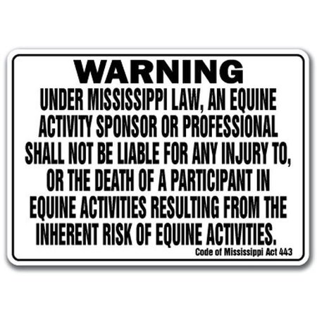 SIGNMISSION 24 in Height, Aluminum, 24" x 18", WS-A-1824-Mississippi WS-A-1824-Mississippi